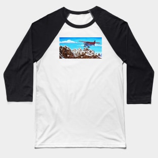 Ruth Glacier Landing Baseball T-Shirt